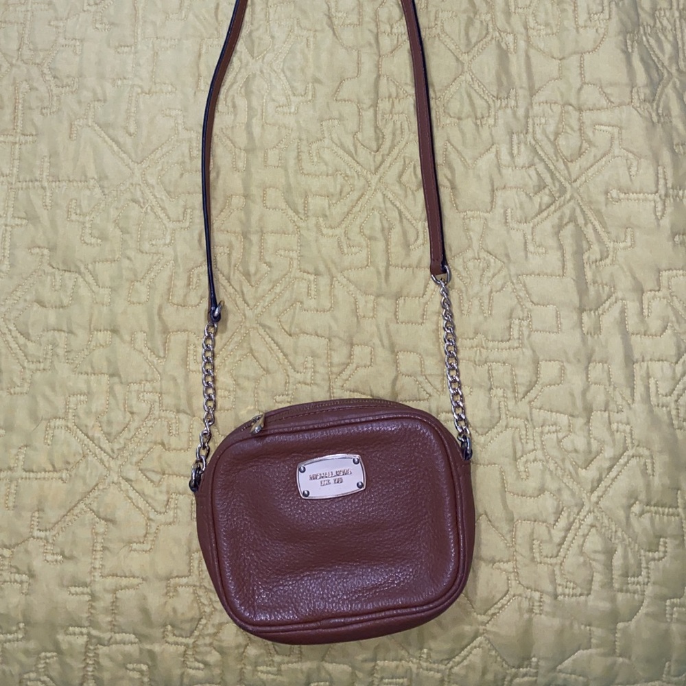Michael Kors Tan Leather Crossbody